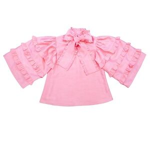 Elizabeth Wilson Designs Josephine Top in Bubblegum Pink Size M